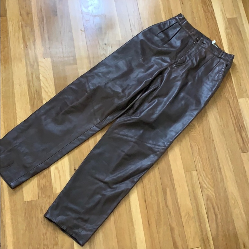 Vintage EREZ leather pants.